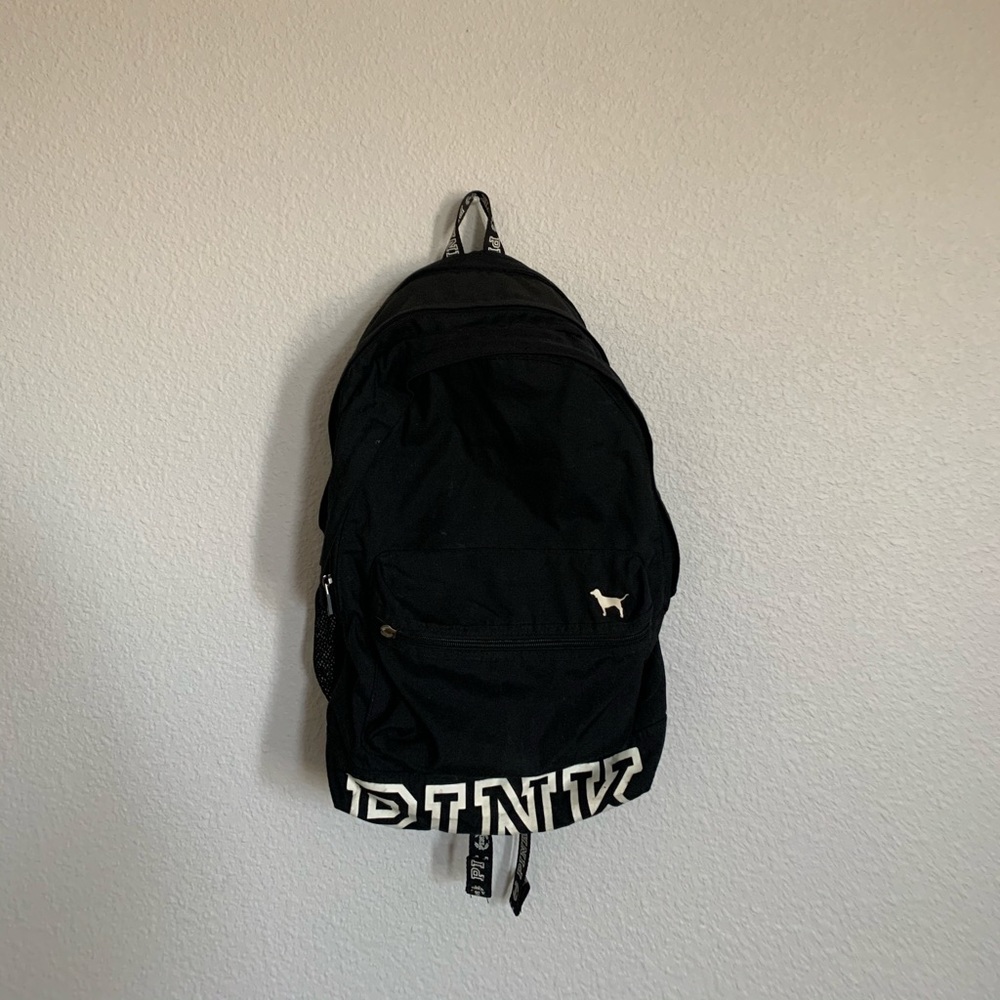 black vs pink backpack
